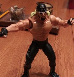 Hulk Hogan and the rock action figures